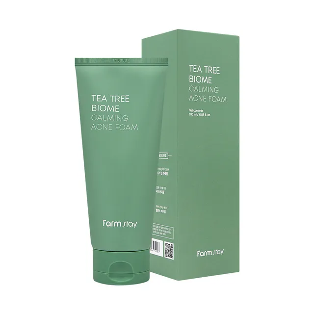 Farmstay - Tea Tree Biome Calming Acne Foam 180ml - Image 2