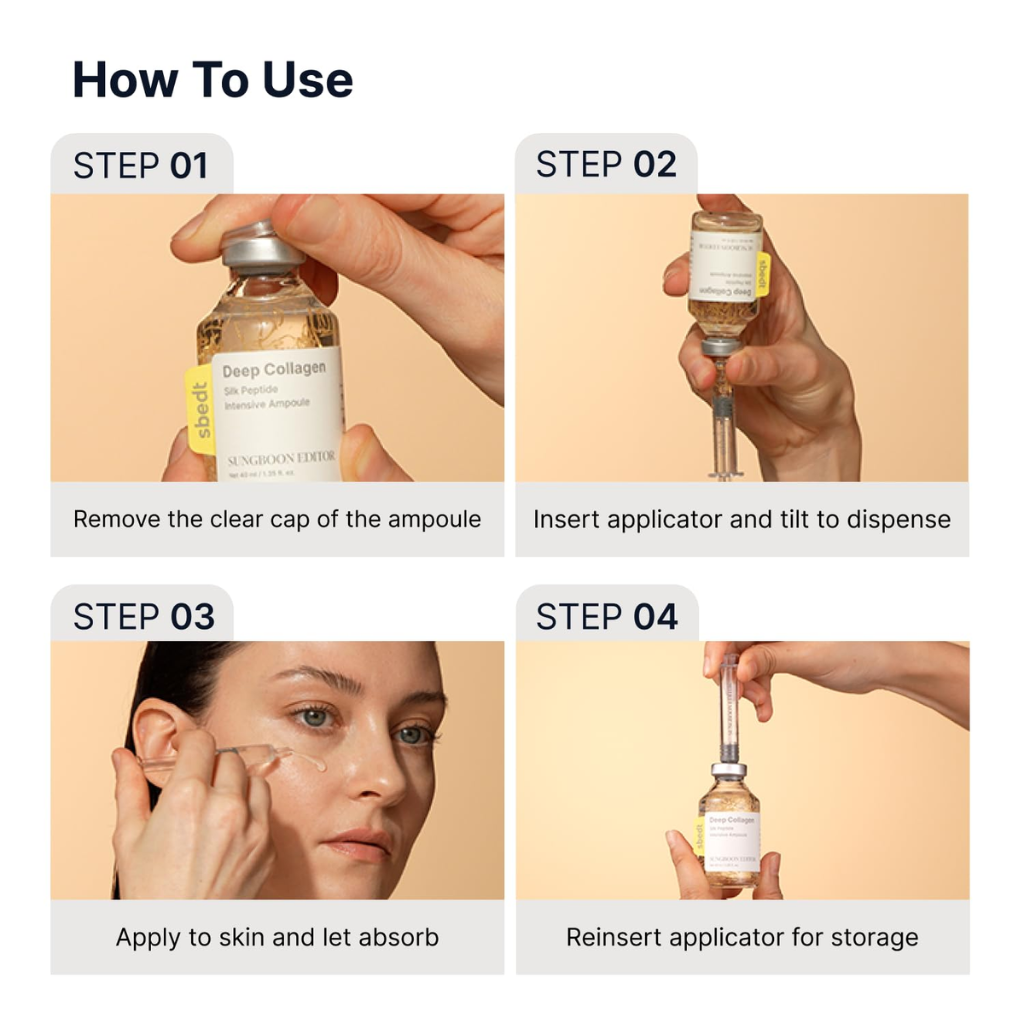 SUNGBOON EDITOR PDRN Pink Vitamin Glow Boosting Ampoule 40ml - Imagen 3