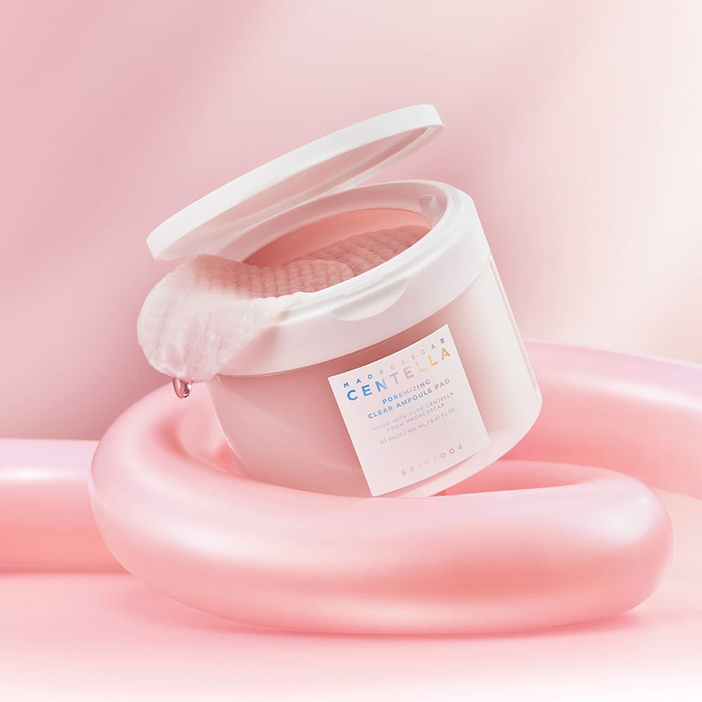 SKIN1004 Madagascar Centella Poremizing Clear Ampoule Pad 60 pads / 160ml - Image 2